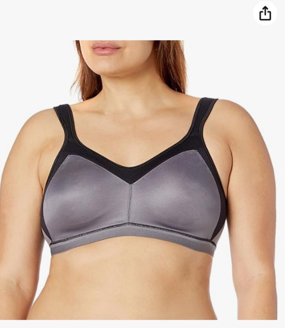 Playtex Gray 42B Excalibur Bra New 18 hour active lifestyle